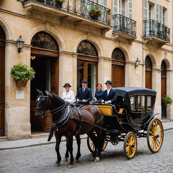 Peut-on trouver une location de vacances en France avec des cours de pâtisserie et des balades en calèche?